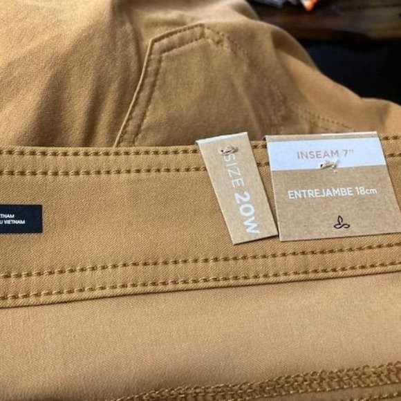 NWT PrAna Women's Halle Short Plus II in earthbound - Picture 9 of 12